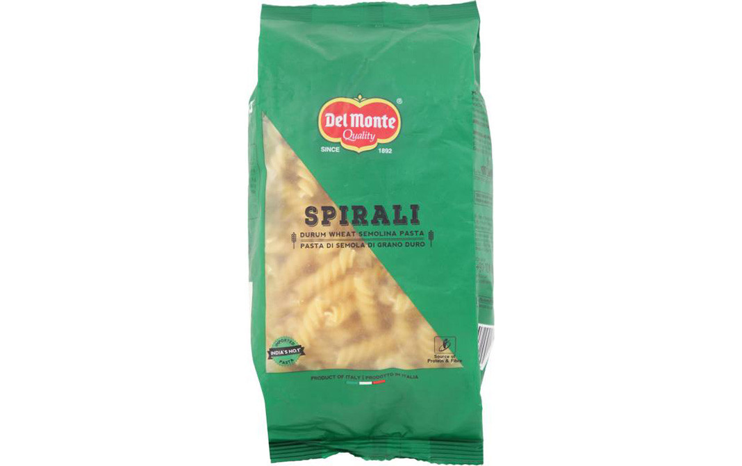 Del Monte Spirali, Durum Wheat Semolina Pasta   Pack  500 grams